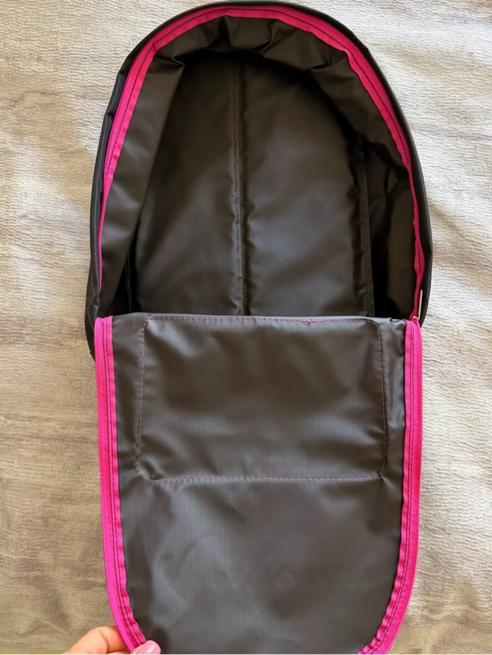 Pastorelli Kids Black & Pink Backpack